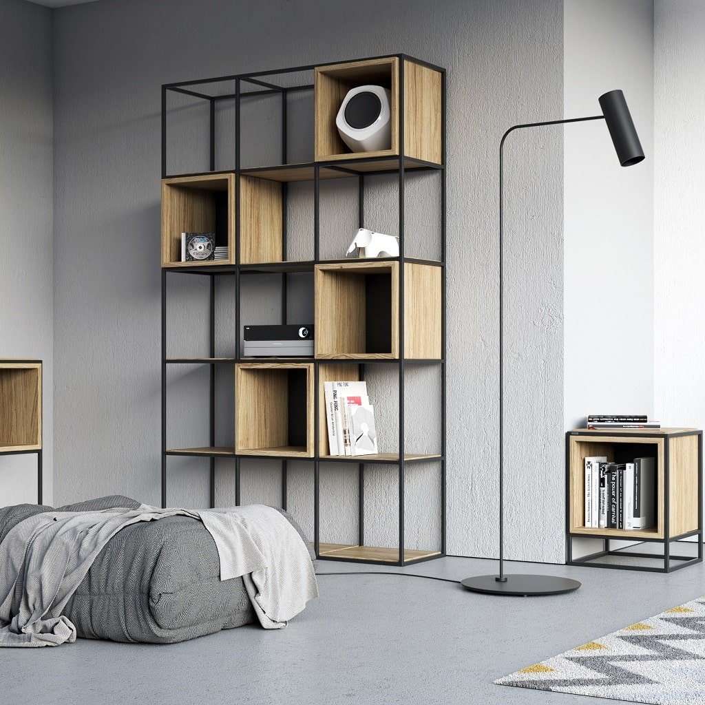 Мебель лофт из профильной трубы и дерева